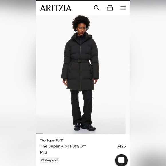 Aritzia superpuff mid - Picture 1 of 3